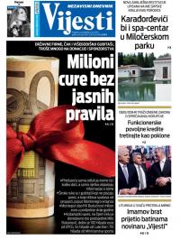 Vijesti - broj 7632, 8. jul 2019.