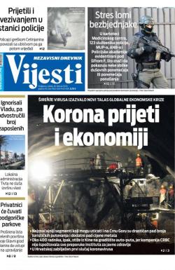 Vijesti - broj 7863, 26. feb 2020.