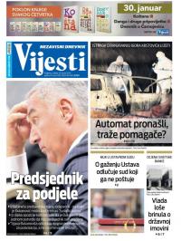 Vijesti - broj 7835, 29. jan 2020.