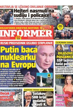 Informer - broj 3835, 20. nov 2024.