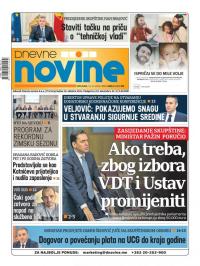 Dnevne novine - broj 2528, 13. nov 2019.