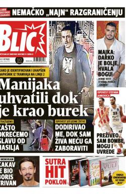 Blic - broj 7795, 27. okt 2018.