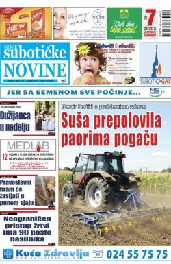 Nove Subotičke novine - broj 32, 11. avg 2017.