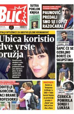 Blic - broj 7699, 23. jul 2018.