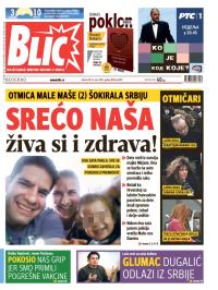 Blic - broj 6495, 14. mar 2015.