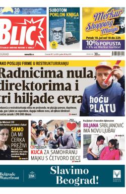 Blic - broj 6259, 17. jul 2014.