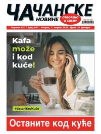 Čačanske novine - broj 691, 7. apr 2020.