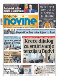 Dnevne novine - broj 2710, 19. jun 2020.