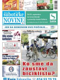 Nove Subotičke novine - broj 38, 22. sep 2017.