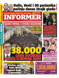 Informer - broj 2121, 12. apr 2019.