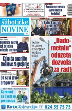 Nove Subotičke novine - broj 55, 26. jan 2018.