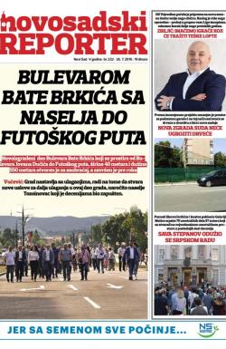 Novosadski reporter - broj 232, 26. jul 2019.