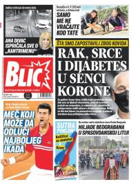 Blic - broj 8722, 11. jun 2021.