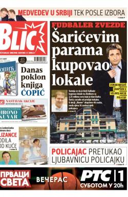 Blic - broj 6859, 19. mar 2016.