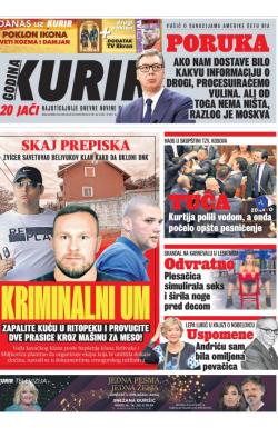 Kurir - broj 3373, 14. jul 2023.