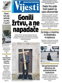 Vijesti - broj 7920, 25. apr 2020.