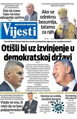 Vijesti - broj 7969, 15. jun 2020.