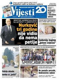 Vijesti - broj 7037, 23. okt 2017.