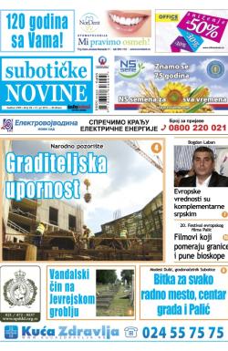 Nove Subotičke novine - broj 28, 12. jul 2013.