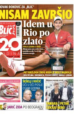 Blic - broj 6937, 7. jun 2016.