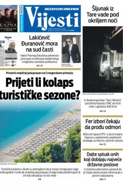 Vijesti - broj 7637, 13. jul 2019.