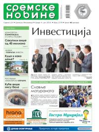 Sremske Novine - broj 2779, 4. jun 2014.