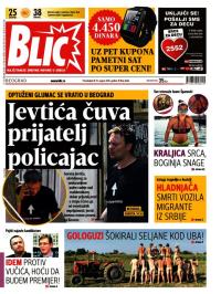 Blic - broj 6662, 31. avg 2015.