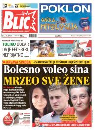 Blic - broj 6557, 18. maj 2015.