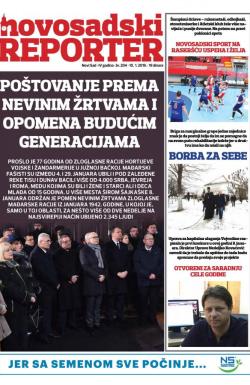 Novosadski reporter - broj 204, 10. jan 2019.