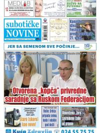 Nove Subotičke novine - broj 36, 9. sep 2016.