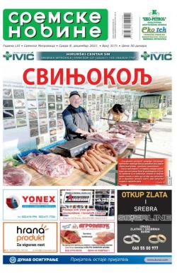 Sremske Novine - broj 3171, 8. dec 2021.