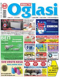 Novosti oglasi - broj 1381, 16. sep 2015.