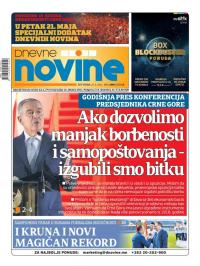 Dnevne novine - broj 2993, 20. maj 2021.