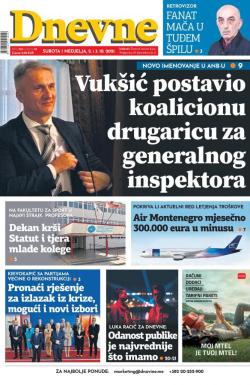 Dnevne novine - broj 3113, 2. okt 2021.