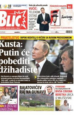 Blic - broj 6765, 12. dec 2015.