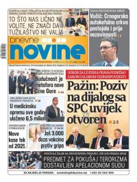 Dnevne novine - broj 2563, 24. dec 2019.