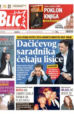 Blic - broj 6114, 19. feb 2014.