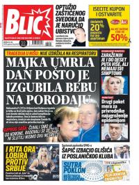 Blic - broj 8405, 22. jul 2020.