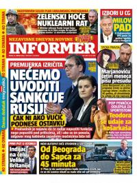 Informer - broj 3201, 25. okt 2022.