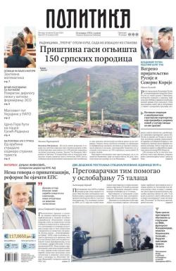 Politika - broj 39710, 20. jun 2024.