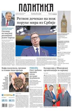 Politika - broj 39724, 4. jul 2024.