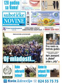 Nove Subotičke novine - broj 22, 31. maj 2013.