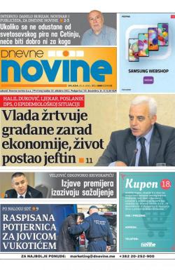 Dnevne novine - broj 3080, 25. avg 2021.