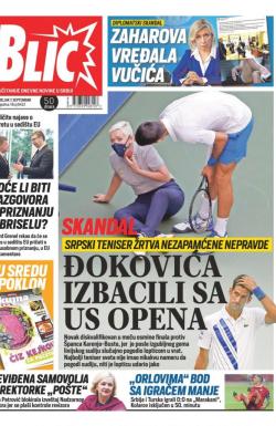 Blic - broj 8452, 7. sep 2020.