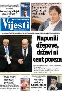 Vijesti - broj 7695, 9. sep 2019.