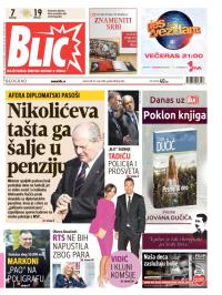 Blic - broj 6152, 29. mar 2014.