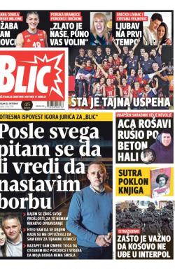 Blic - broj 7790, 22. okt 2018.