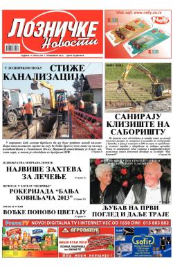 Lozničke novosti - broj 294, 1. nov 2013.