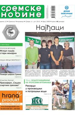 Sremske Novine - broj 2680, 11. jul 2012.