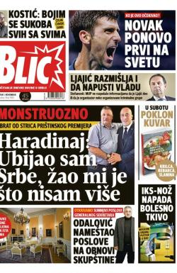 Blic - broj 7800, 1. nov 2018.